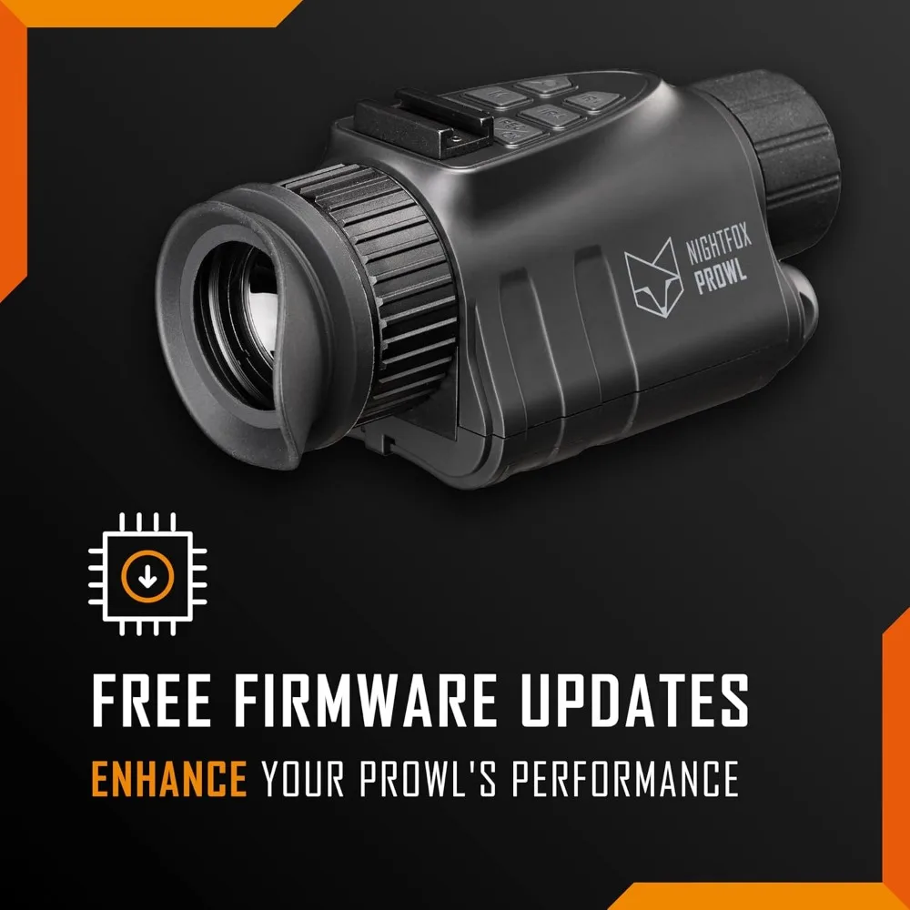 نظارات الرؤية الليلية Night Fox Cruise، تكبير 1x NVG، الأشعة تحت الحمراء غير المرئية 940 نانومتر، عقدة رقمية تكتيكية للصيد