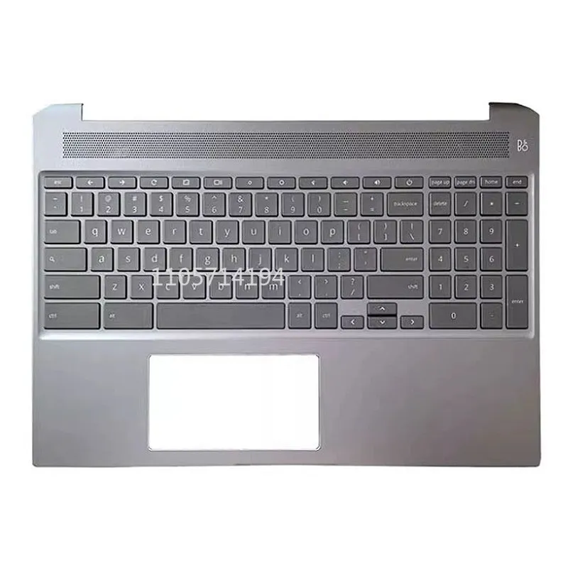 For Chromebook 15-DE 0021CL 15-DE Laptop Palmrest with Keyboard  New replacement parts