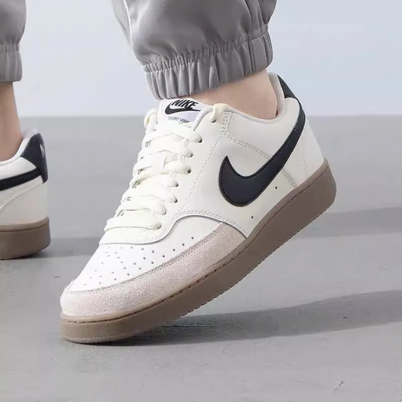 Sapatos masculinos Nike clássicos retrô COURT VISION LO NCPS FWCO moda all-match sapatos casuais tênis