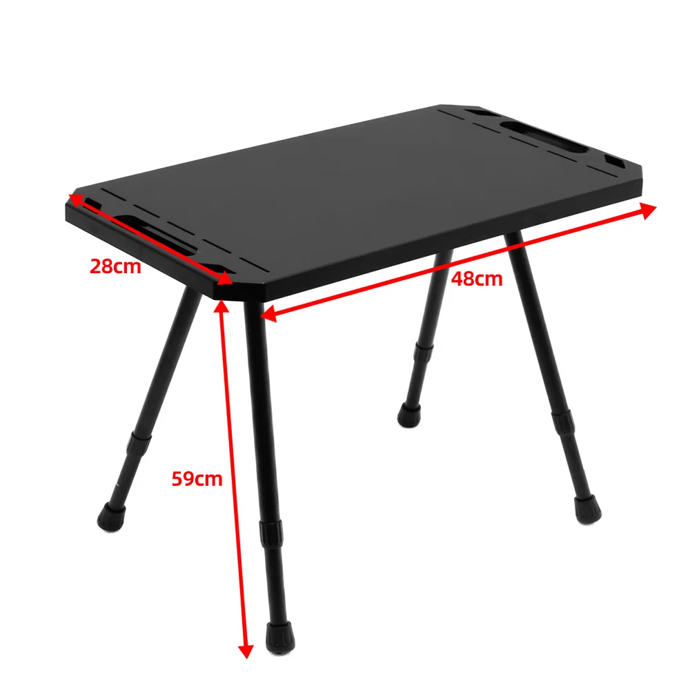 طاولات تخييم قابلة للطي ، سبائك الألومنيوم ، خفيفة الوزن ، طاولة قابلة للطي ، ارتفاع قابل للتعديل ، مكتب نزهات