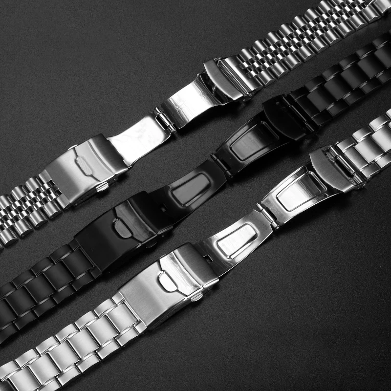 22mm Solid Stainless Steel Watchband For Seiko Abalone PROSPEX Turtle Diving SRPE99K1 Watch Strap 773srp774srp777 Men Bracelet