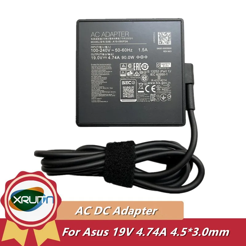 

Original 19V 4.74A 90W AC Adapter A19-090P2A Charger For ASUS ZenBook UX560UA UX560UQ UX450FD Power Supply ADP-90YD B EXA1202YH