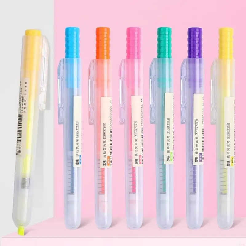 

12 шт. студенческие флуоресцентные маркеры, красочные, нежные для глаз, потоки жидких чернил для учебников, аннотаций и офиса