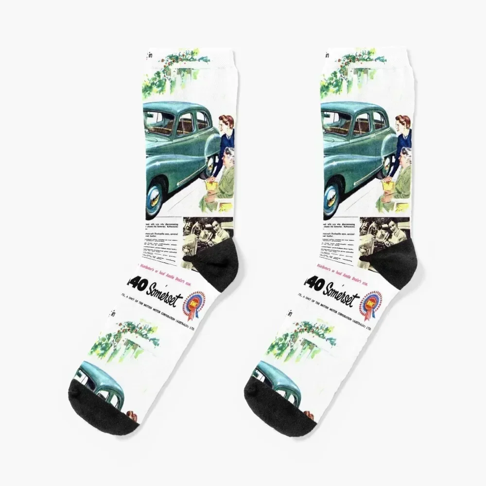 AUSTIN A40 SOMERSET ADVERT Socks crazy Men's Socks Girl Men's