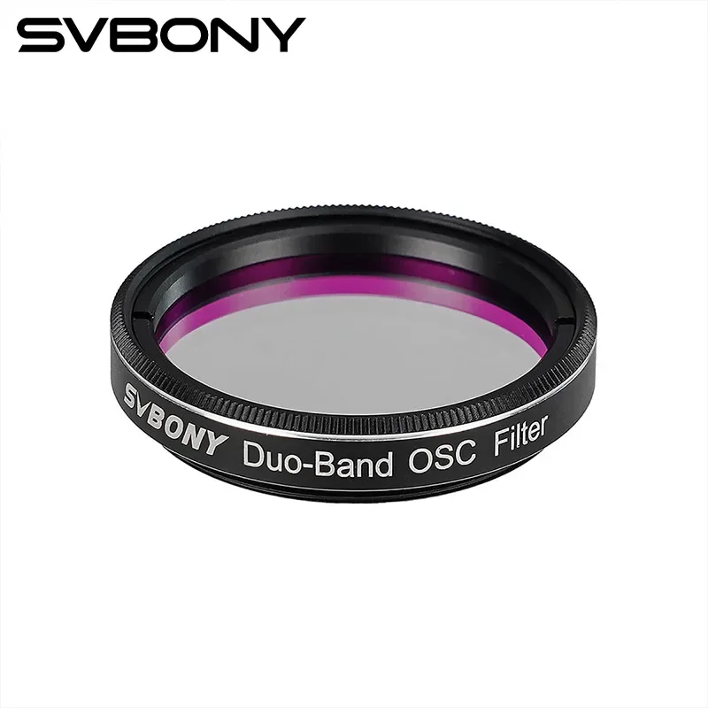 SVBONY SV220 Teleskopfilter, H-Alpha und OIII, 7 nm Dualband 1,25"/2" Nebelfilter, Lichtverschmutzungsfilter für Astrofotografie