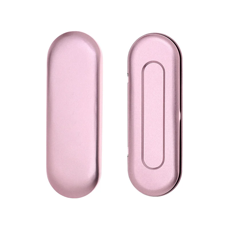 Tweezers Storace Box pink silver tinplate spte material High quality eyelash extension tool Convenient and portable makeup tool