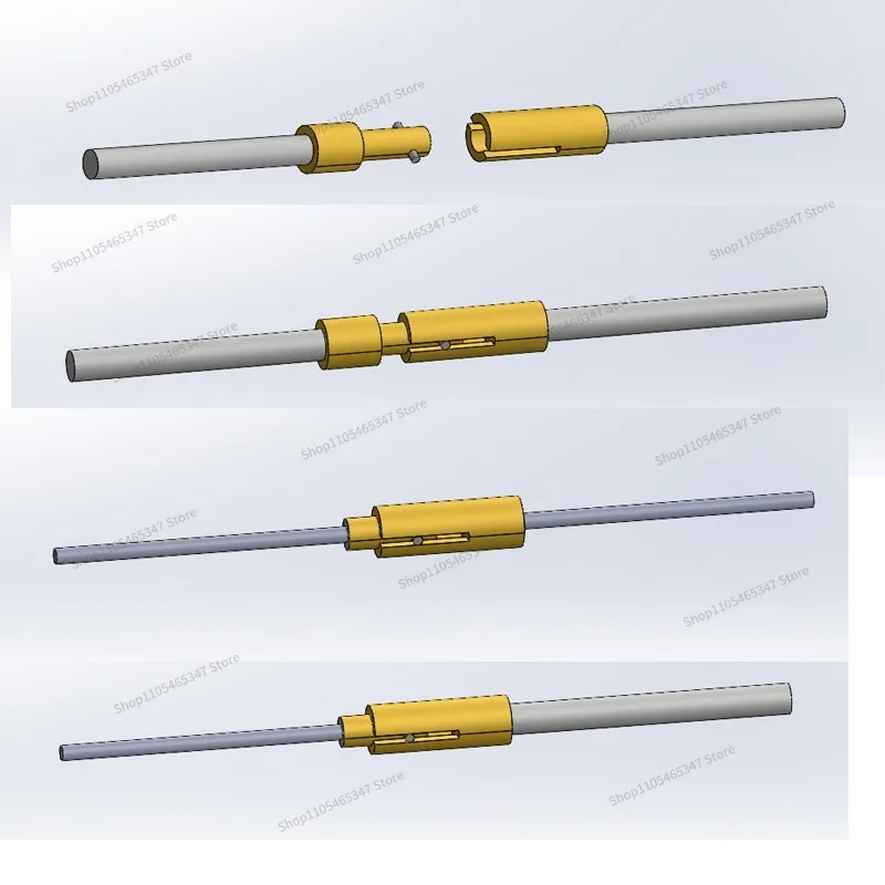 For Universal Joint Telescopic Rod 1/2 Mm Small Miniature Movable Retractable Connector, Connecting Rod, Telescopic