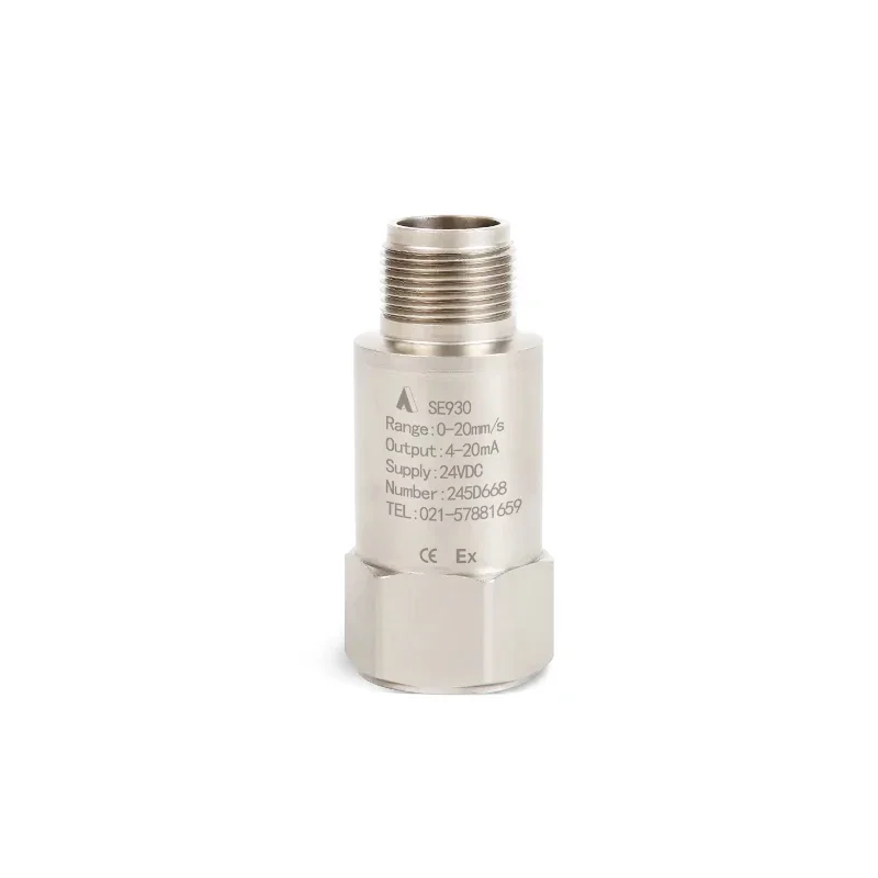 

0-20mm/s Wired Vibration Sensor Supplier Piezoelectric for Centrifuge with 4-20mA