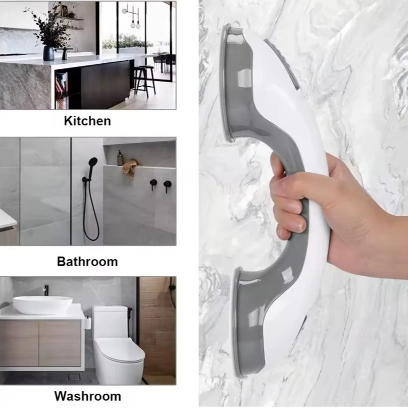 욕조 및 샤워용 샤워 핸들 손잡이 흡착식 손잡이 장애인 및 노인을 위한 욕실 욕조 손잡이
