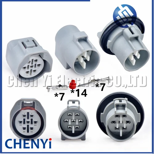 Imagen 1 del producto Conector automático de 7 pines, conjunto de lámpara de faro, enchufe de lámpara antiniebla 6189-0127 6188-0067 90980-10931 para Toyota Camry Lexus Mazda Honda