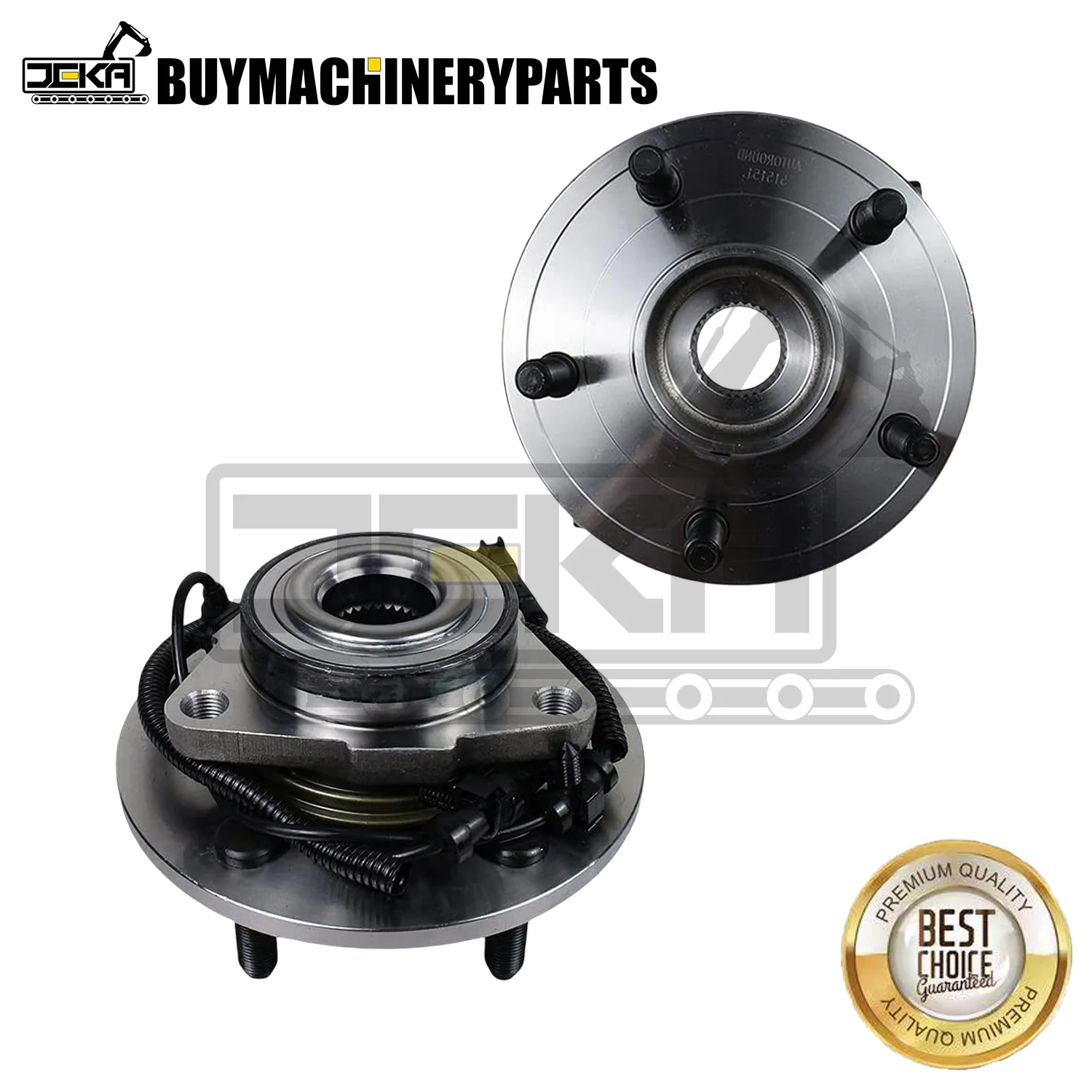 

515151[2 Pack] Front Wheel Hub and Bearing Assembly Compatible with Dodge Ram 1500 2012-2018,1500 Classic 2019,5 Lug W/ABS