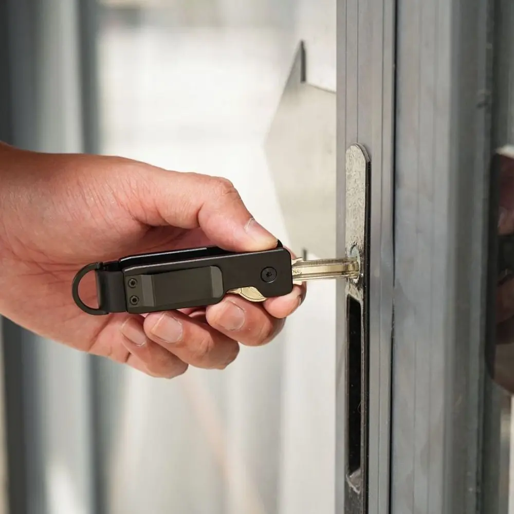 Smart Metal Key Organizer Compact Holds 2-5 Keys Key Case Holder Minimalist Keys Bag Outdoor