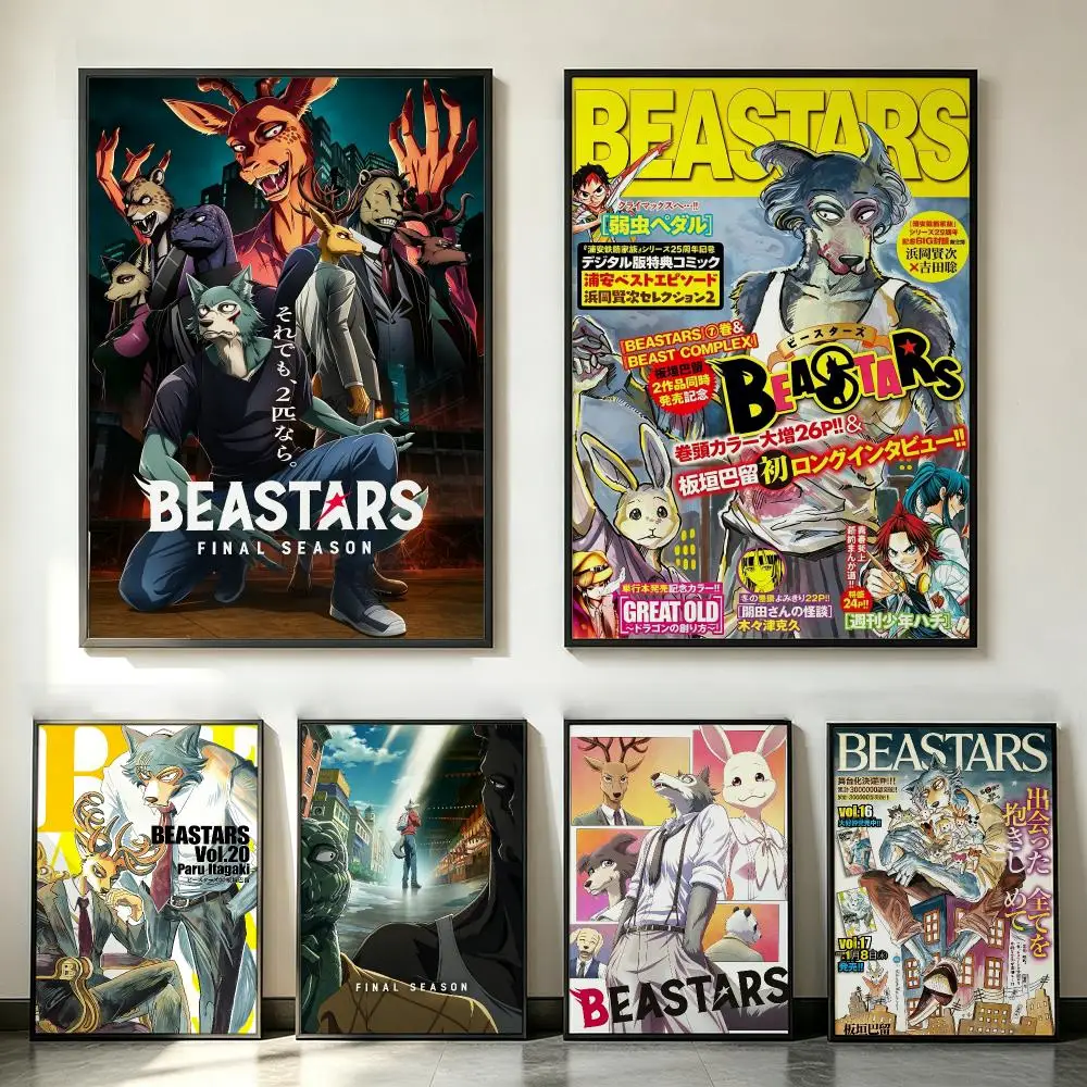 anime BEASTARS Poster Poster HD Trendy SelfAdhesive Wall Art Print For Living Room Bedroom Dorm Office Home Gift