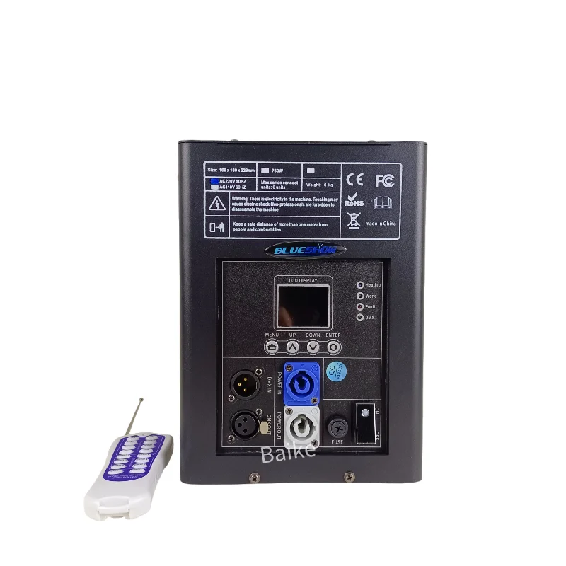 2pcs 750W Cold Spark Machine With Flightcase Cold Firework Machine DMX Remote Control LCD Cold Sparking Machine Ti Powder Wedding Equipment