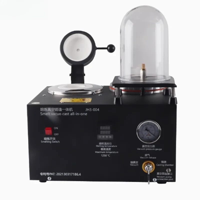 3-in-1 Jewelry Casting Machine Vacuum And Melting Equipment Refining Precious Metal Jewelry Casting Tool 1-3kg 220V/110V 1800W