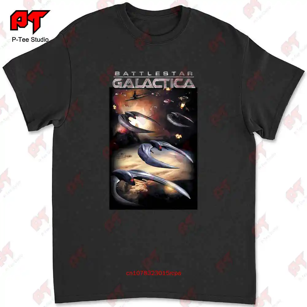 Battlestar Galactica When Cylons Attack T-shirt RU7T