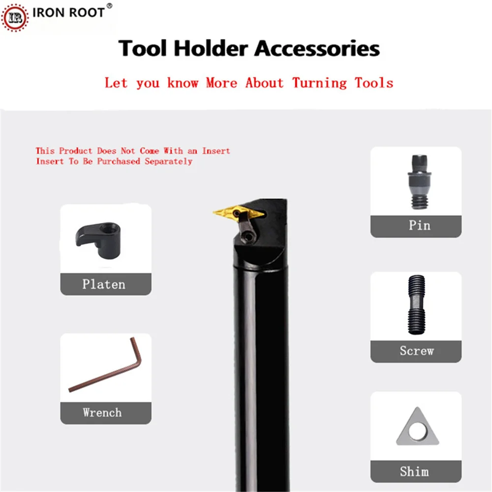 1P S16Q-MVWNR11,S20R-MVWNR16,S25S-MVWNR16,S32T-MVWNR16 CNC Lathe  Internal Turning Tool Holder For VNMG160408 Carbide Insert