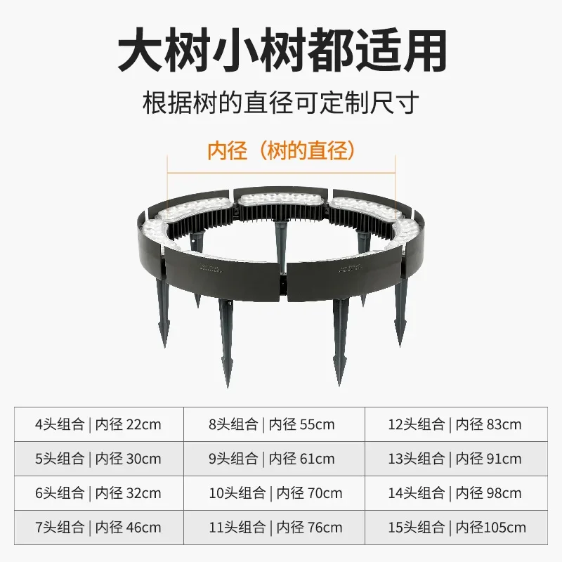 الطاقة الشمسية، ضوء الشجرة، الظلام في الهواء الطلق، الضوء التلقائي، المناظر الطبيعية ضوء شجرة الأرض، الديكور، إضاءة حديقة الخفيفة
