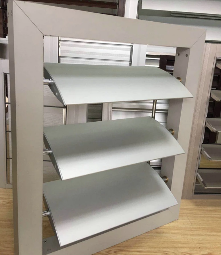 

Modern Design Retractable Aluminum Alloy Awning Waterproof Adjustable Fixed Planting Shutters Vertical Opening Pattern