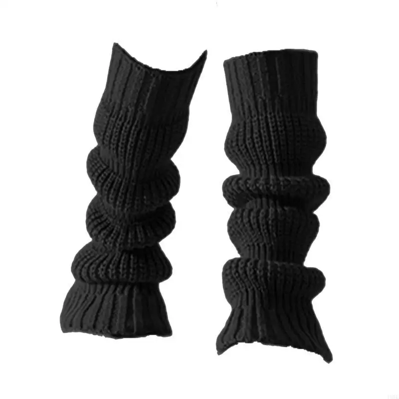 

195E женские мягкие акриловые вязаные леггинсы, бахилы, высокоэластичные гетры для комфорта и стиля в холодное время года