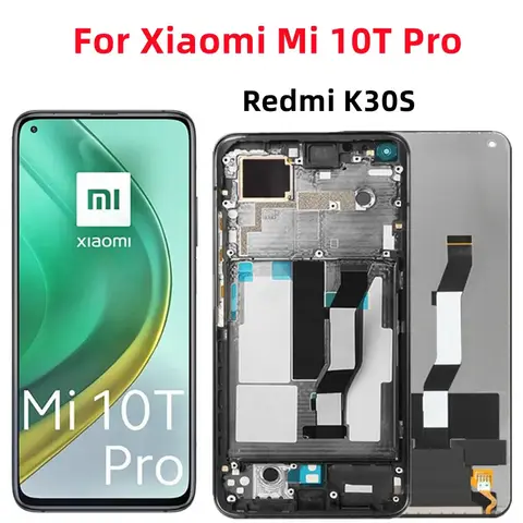 6.67" For Redmi K30S Xiaomi Mi 10T Pro 5G LCD M2007J3 LCD Display Touch Screen Digitizer Assembly