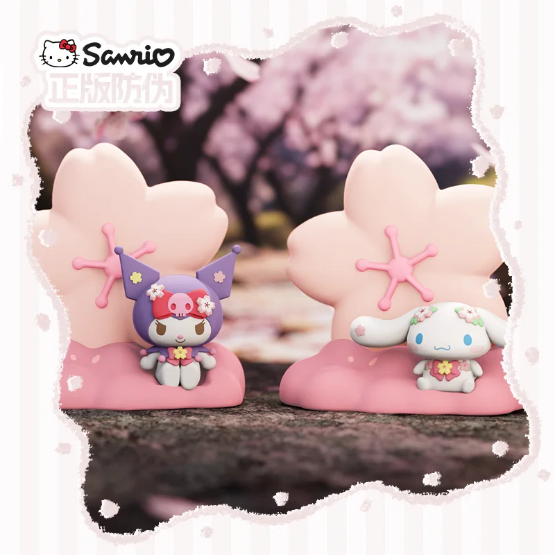 Sanrio Kawaii Kuromi Cinnamoroll Night Light Cute Sakura Night Light Desktop Decorations Dormitory Couple Anniversary Gift