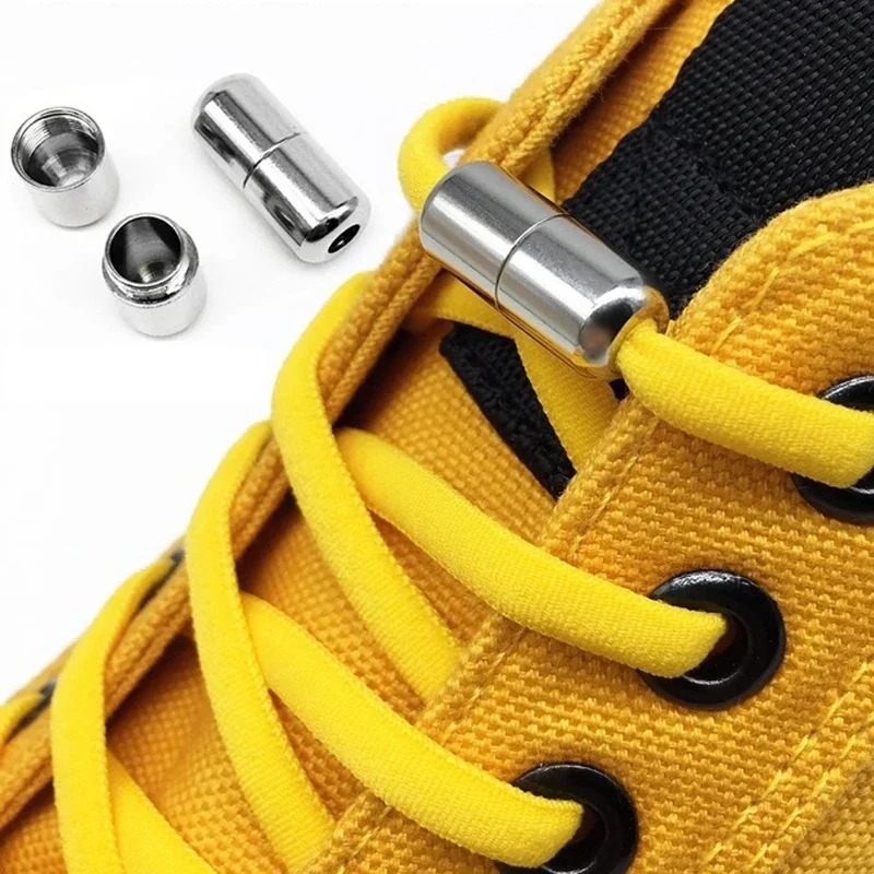 10/2pcs Metal Shoelace Buckles Capsule Lock Buckle For Sneakers No Tie Shoelaces Connector Shoe Accessories DIY Kits Decoration