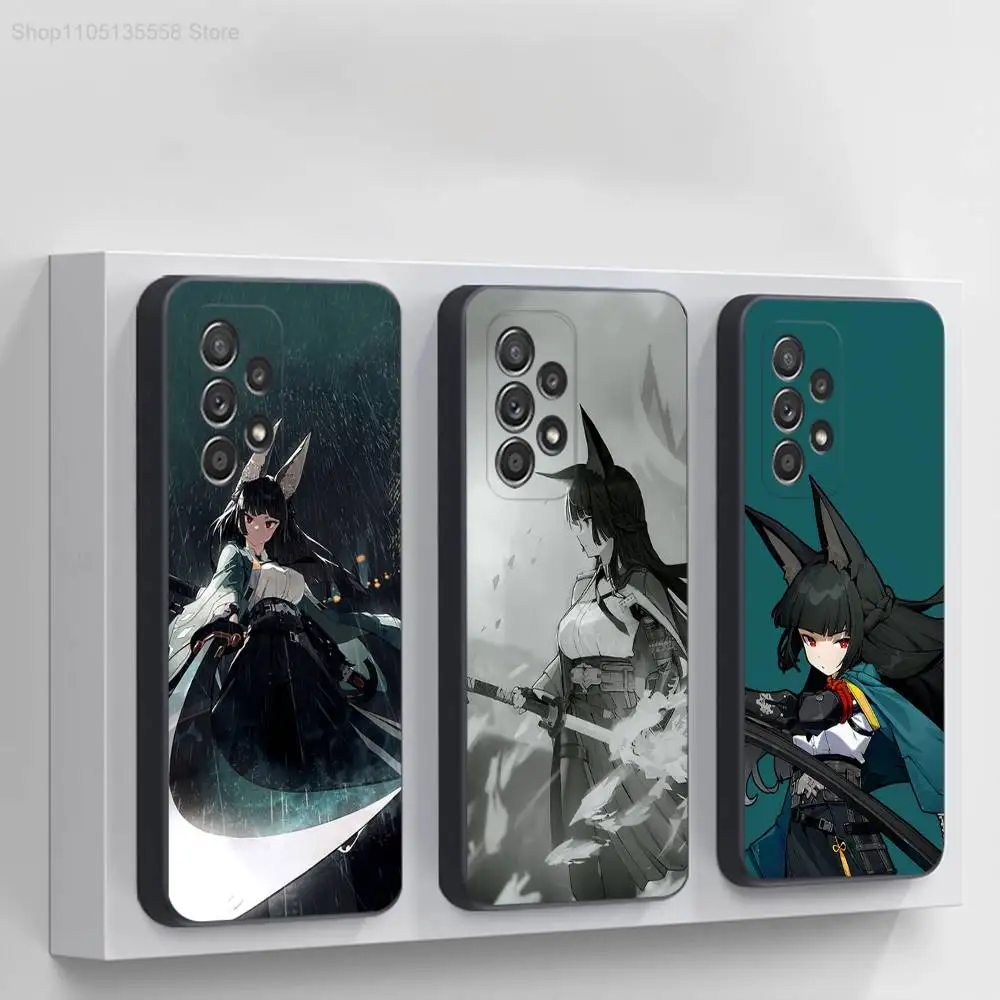 حافظة هاتف H-Hoshimi M-Miyabi ZZZ لهاتف سامسونج S 25,24,23,22,30,21,10,9,Ultra,Plus,Lite,FE,4,5G حافظة ناعمة سوداء