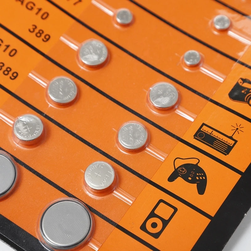 Paquete 18 pilas botón, juego pilas botón AG1/AG3/AG4/AG10/AG13/CR2032, envío directo