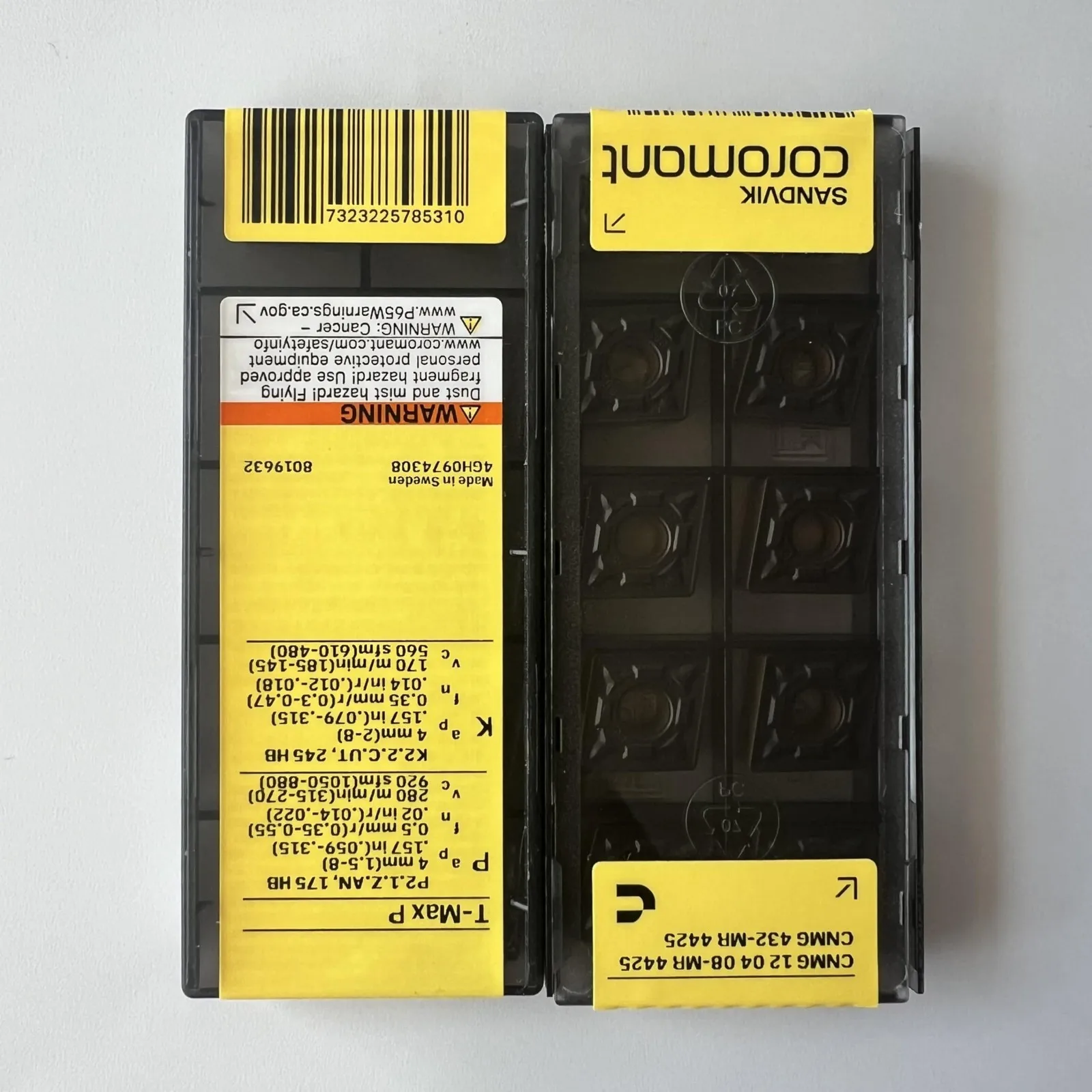 

SANDVIK / CNMG120408-MR 4425 / Original Swedish hard alloy blade 10 Pcs