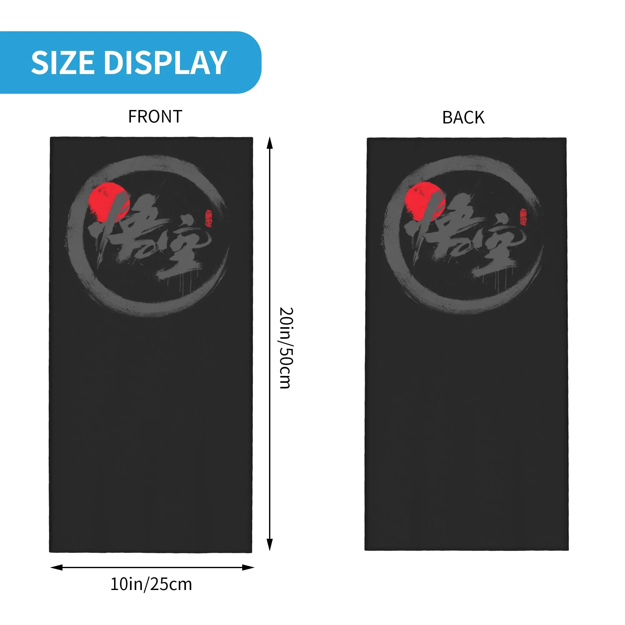 Black Myth Wukong Traditional Bandana Neck Gaiter Printed Wrap Scarf Face Mask Cycling for Men Women Adult Washable