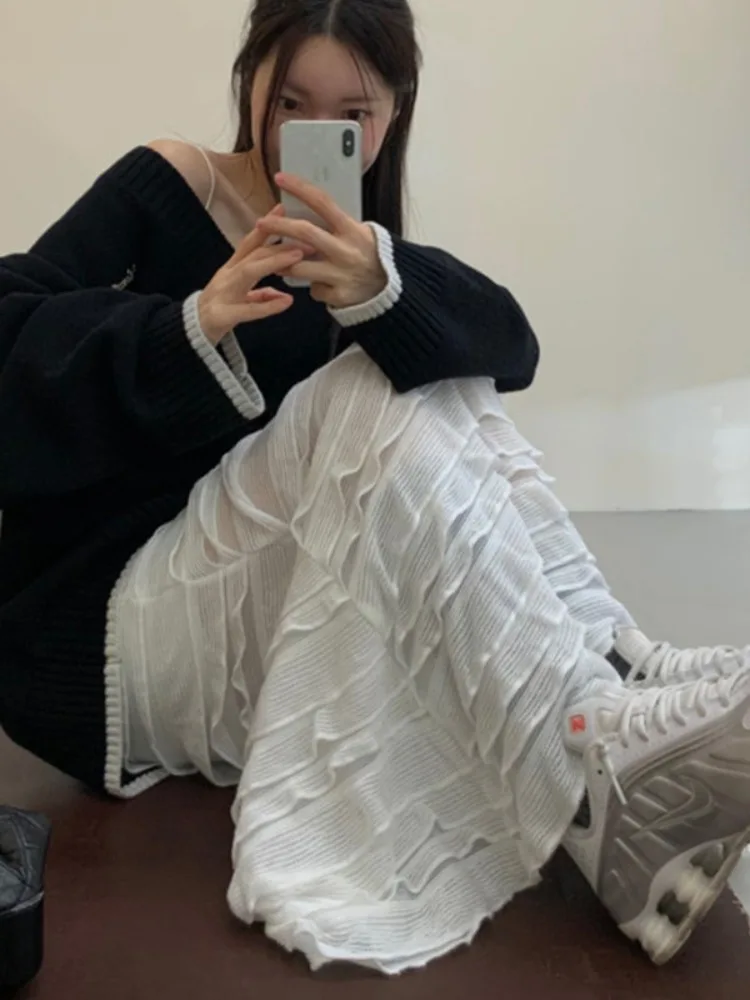 

New Arrival f-length Fi-tail Gown with Slit And Wooden Ear Trim Regular Fit Polyester Fiber Women's Inner Wear Spring Se...