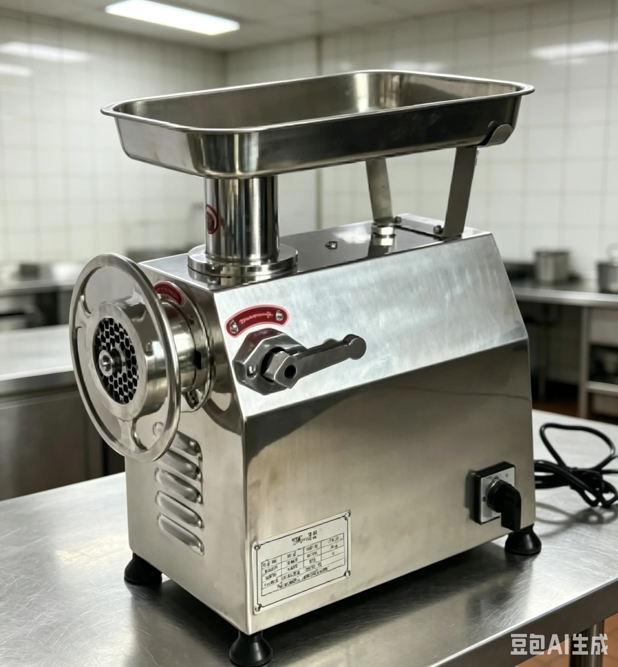 New Commercial Meat Grinding Machine 220kg/h Meat Mincer for Pork Vegetable Garlic Sausage Making Multifunctional Sausage Meat
