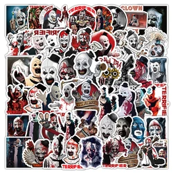 53pcs Horror Clown Series Graffiti Stickers Suitable for Helmet Desktop Wall Decoration DIY Sticker Pack with Storage Box