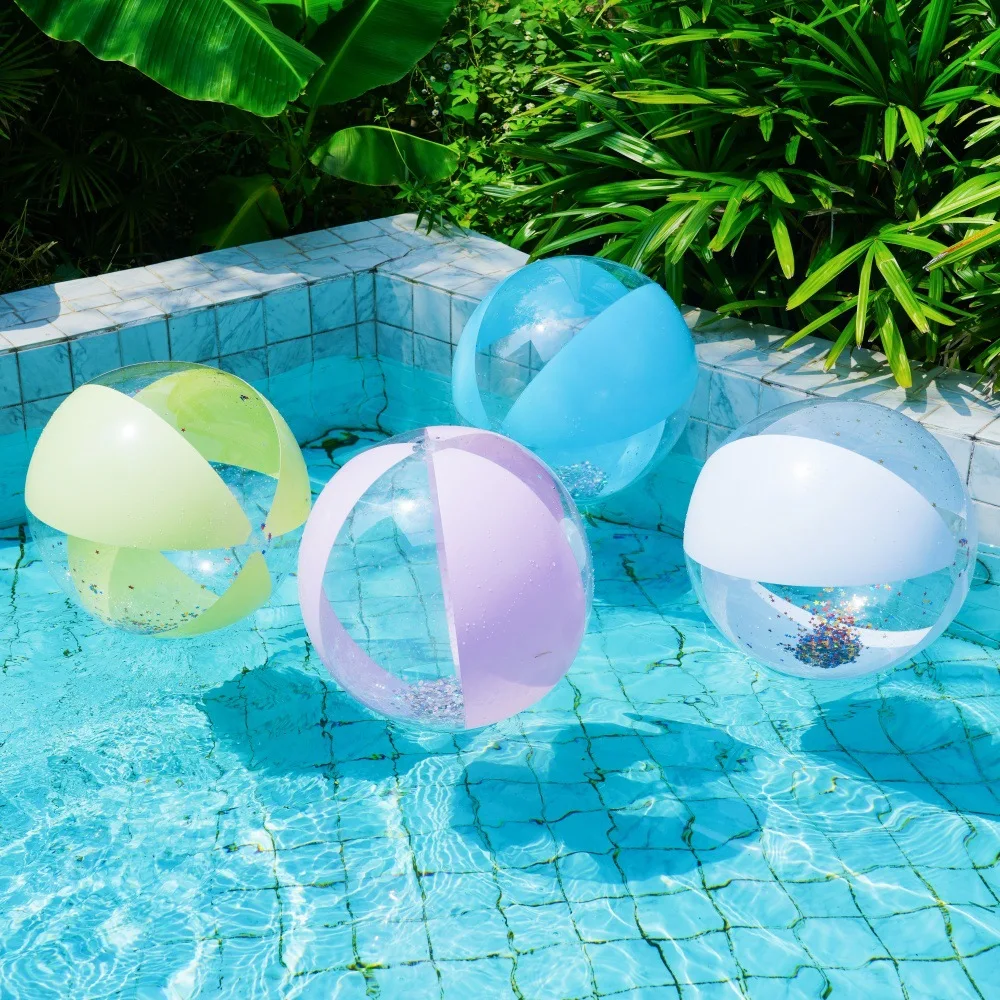 1Pcs Inflatable Beach Ball Swim Pool Toys Inflatable Pool Float Swim Tube Pool Summer Water Amusement Float Ball view 6