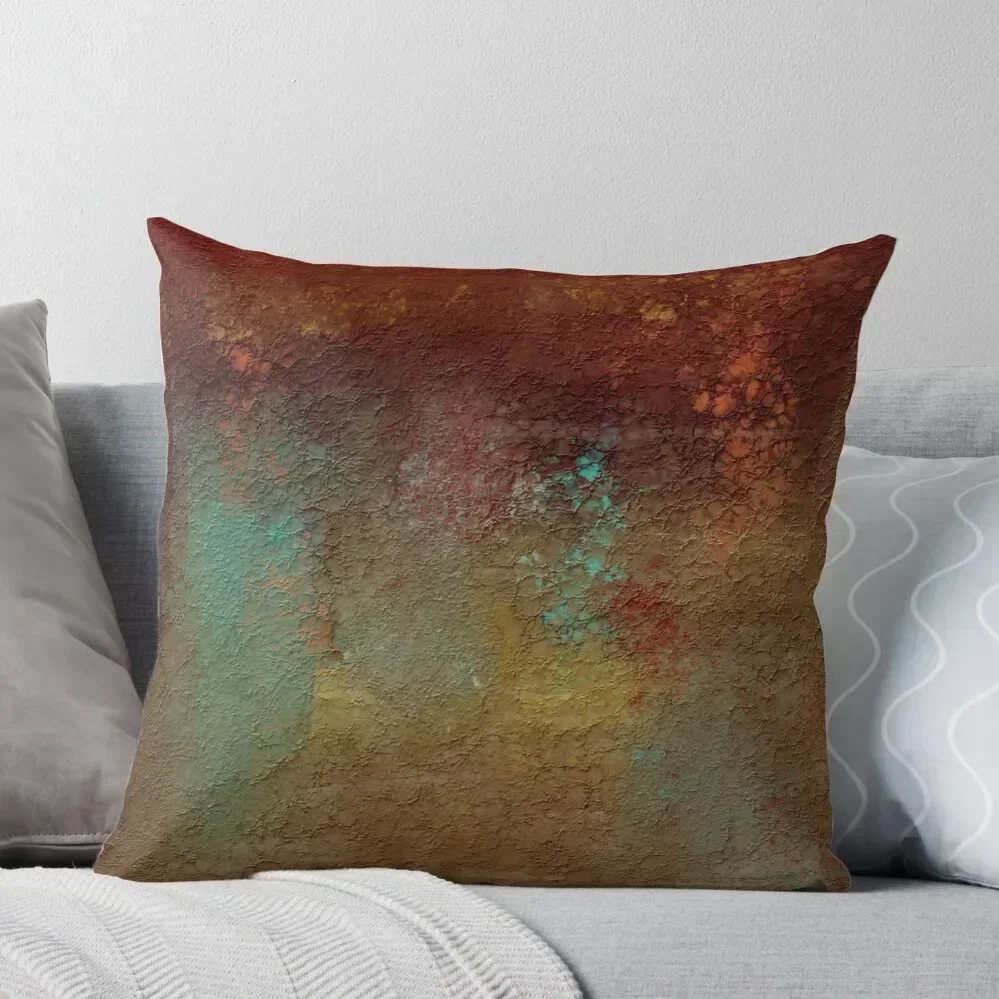 

Copper, Turquoise, and Gold Textures Throw Pillow Pillowcases Bed Cushions christmas pillowcases Custom Cushion Photo pillow