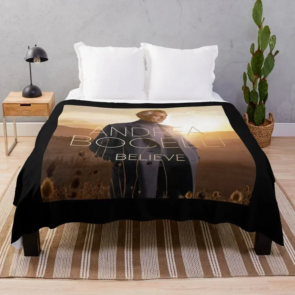 

Andrea Bocelli Throw Blanket Soft Comfort Blanket for Reading Watching TV