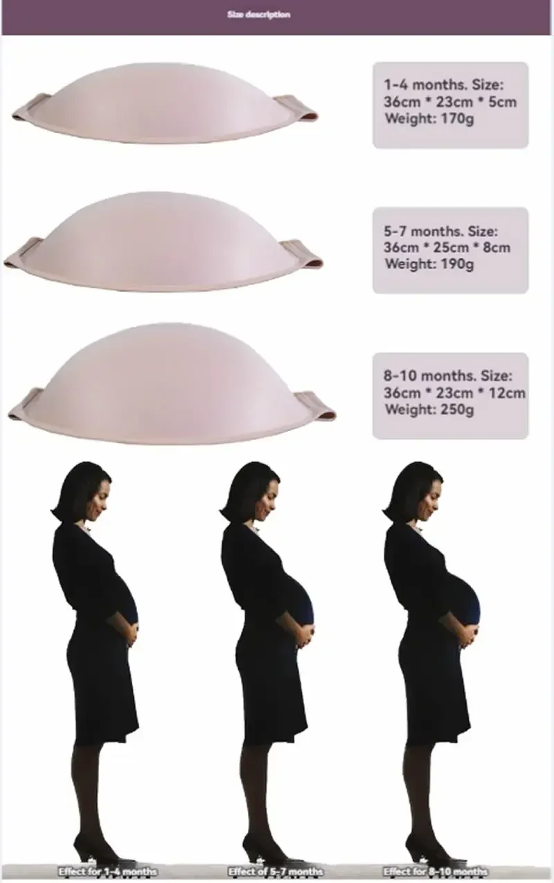 عروض السينما والتلفزيونية دعائم مسرح البطن المزيفة للرجال تتجربة الحمل والبطن المزيف