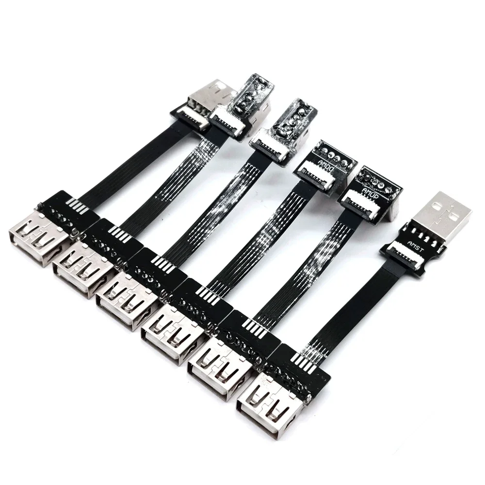 FPC 90 Grad 5 cm-100 cm Standardmonitor USB 2.0 Stecker auf Stecker/Buchse FFC-Camouflage-Band lädt FPC flach Ultradünn Ultra