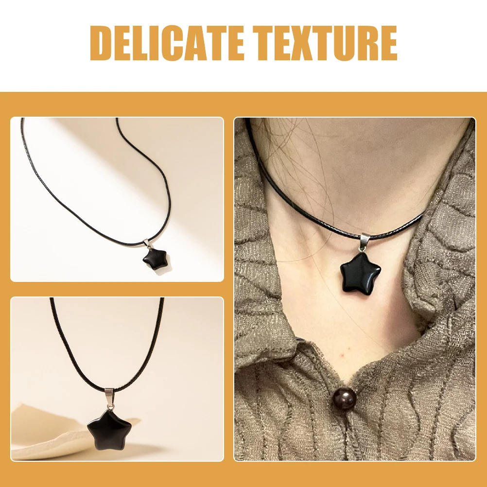 

Star Necklace Unique Creative Pendant Necklace Fashion Charm Jewelry Dainty Neck Jewelry for Women Birthday Wedding Daily