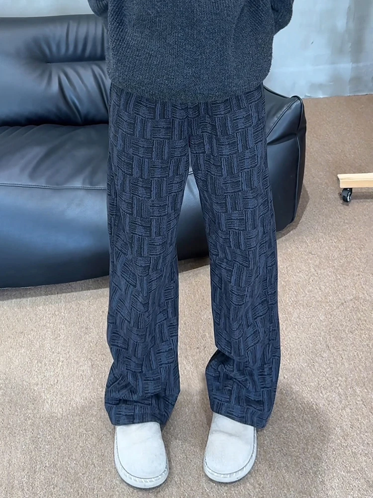 

Мужские повседневные брюки Bla American High Street с эффектом тай-дай, на флисовой подкладке, прямого кроя, свободные, расклешенные, не облегающие, из плотной ткани