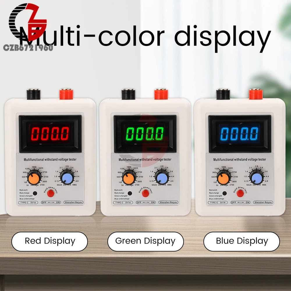 0V-3800V Igbt Spanningstransistortester Diode Mos Triode Mov Spanningsmeter Test Led Volt Vermogen Transistor Bestand Tegen Testers