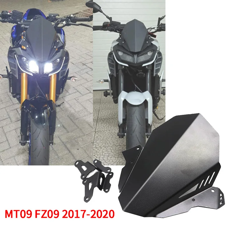 Motorcycle CNC Aluminum Windshield Fairing Fit for MT09 MT-09 FZ09 2017-2020