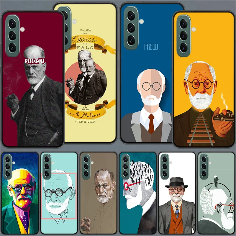 Sigmund Freud Founder of Psychoanalysis Phone Case For Samsung A15 A25 A35 A55 Galaxy A05S A16 A03S A02S A71 A51 A41 A31 A21 A11