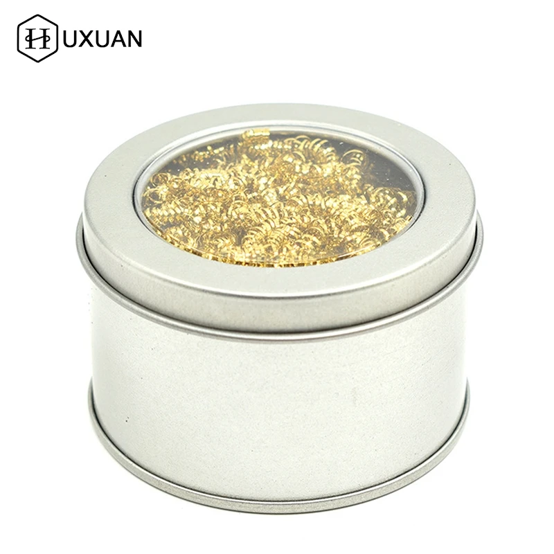 Cleaning Ball Desoldering Soldering Iron Mesh Filter Cleaning Nozzle Tip Copper Wire Cleaner Ball Clean Ball