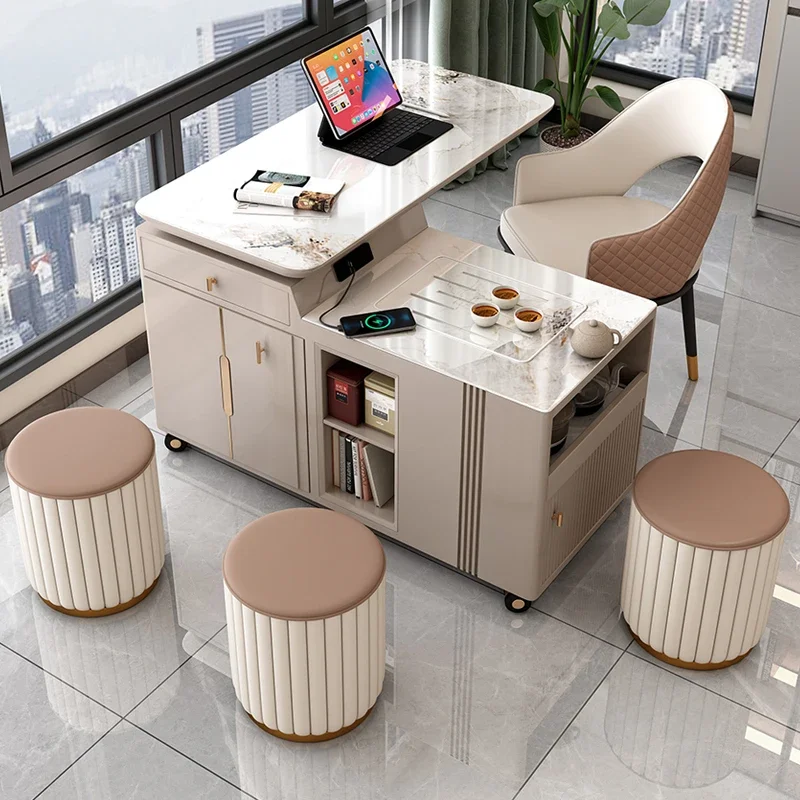 

Wheels Storage Design Coffee Table Aesthetic Wood Unique White Salon Coffee Table Modern Minimalist Muebles De Salafurniture