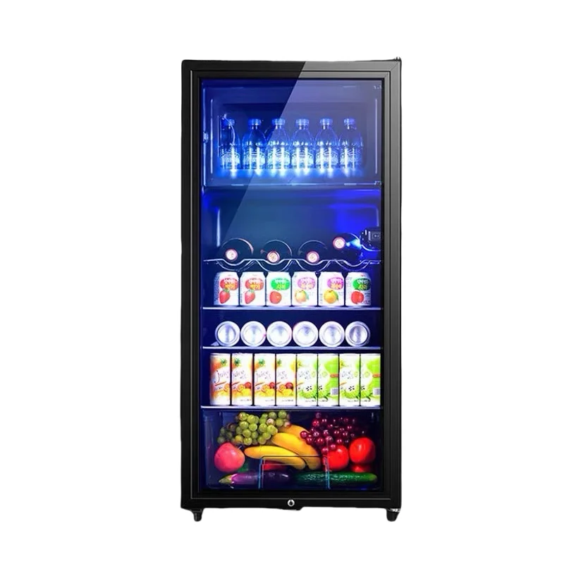 Customized Mini Beverage Cooler Beverage Display Refrigerator Freezer Countertop