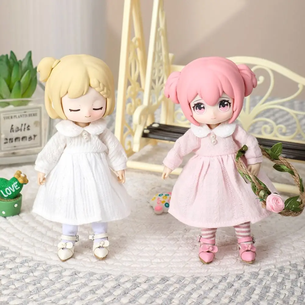 귀여운 인형 옷 DIY 미니 인형 양말, 1/11 OB11 인형, 1/12 Bjd, GSC 인형용 레깅스 바지, 8 가지 색상 패션