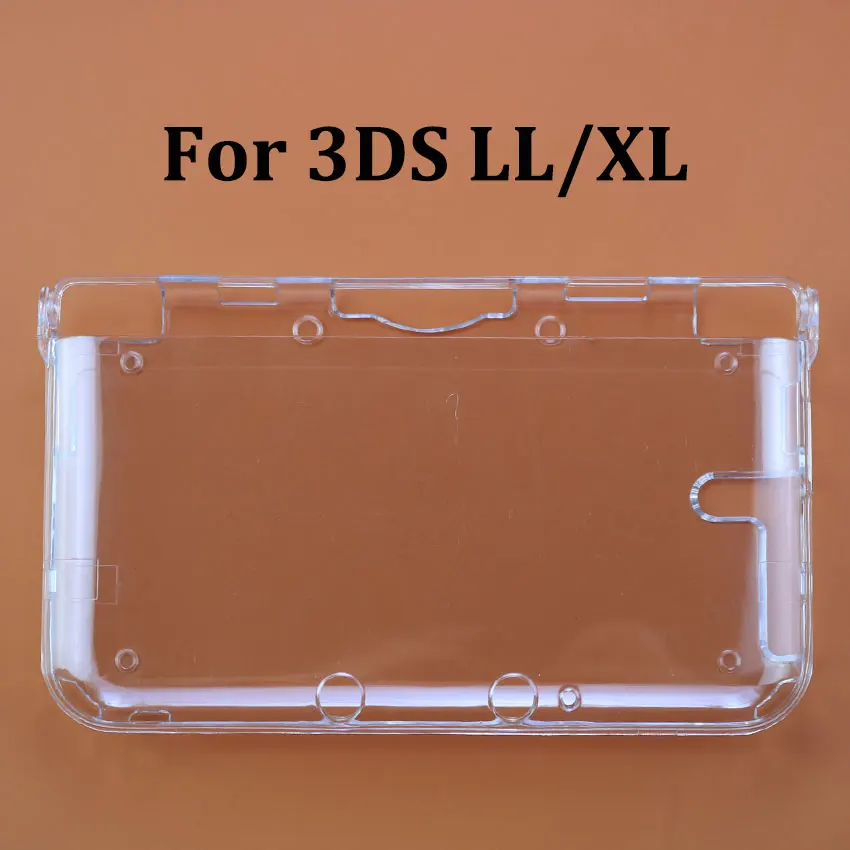 Plastic Clear Crystal Shell For PSP GO PSV 1000 2000 GBA SP NDSL DSI NDSi XL 3DS XL New 3DS XL LL Console Protective Case Cover