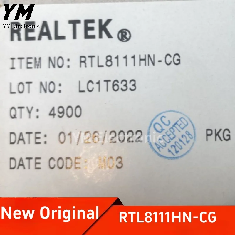 New Original RTL8111HN-CG RTL8111HN QFN32 Ethernet controller chip IC